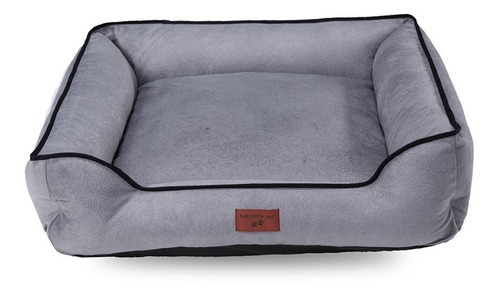 Cama Para Pet De Suede Macia Tamanho P 50 X 50 Lindas Cores Cor Cinza