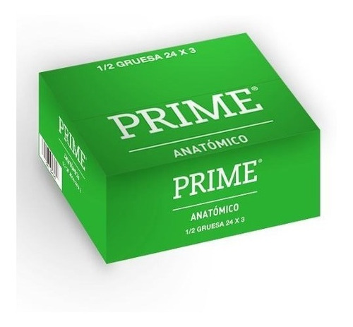 Preservativos Prime 24 Cajas X 3 Anatomico Envio Discreto