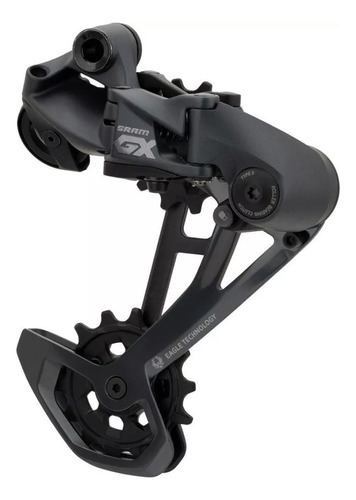 Cambio Traseiro Sram Gx Eagle 12v 1x12 52t Preto Lunar