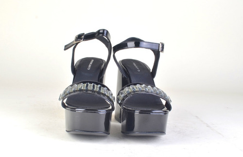 Imagen 5 de 6 de Zapatos Sandalias De Charol De Mujer - Rusha - Ferraro