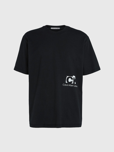 Polera Connected Layer Negro Beh Calvin Klein