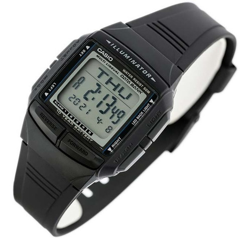 Imagen 2 de 2 de Reloj Casio Resina Negro Unisex Db-36-1av