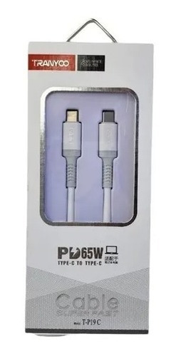Cable Usb-c @ Usb-c, 65w, 6a, Super Fast Charge, *itech
