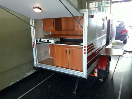 Imagen 12 de 25 de Super Mini Casa Rodante 2/3 Personas, Trailer Cuatriciclo!!