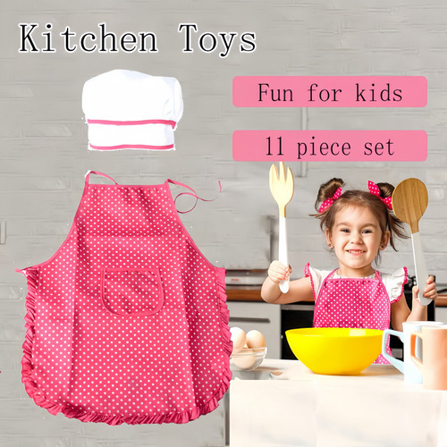 11 Piezas De Juguetes De Cocina Para Niños, Juego De Rol De