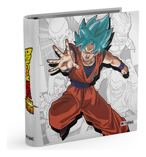 Carpeta Escolar Mooving N°3 X 40 Mm Escolar Dragon Ball