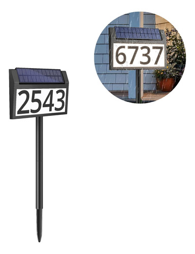 Cartel Letrero Solar Led De Domicilio Waterproof