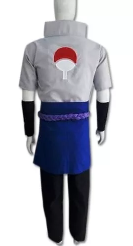 Fantasia De Cosplay Do Anime Uchiha Sasuke, Roupa De Criança Para