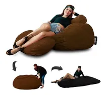 Comprar Puff Sillón Con Cama Matrimonial (incluye Cojín Y Taburete)