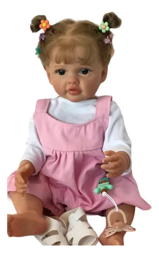 comprar Reborn Bebe Niña Real Con Detalles En 3d Silicona Vinilo