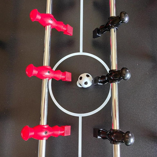 Mesa De Futbolito 22 Jugadores Sports Works Mesa De Futbolito Gris Oscuro