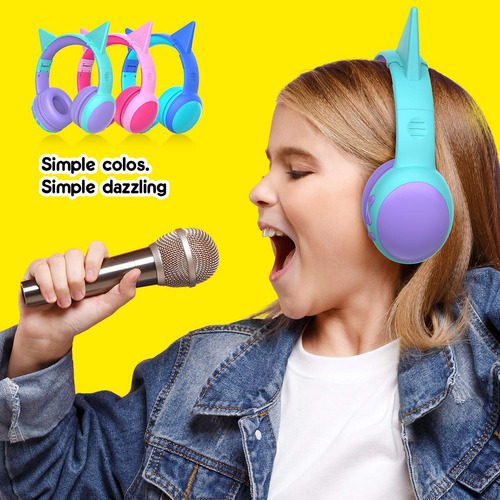 Auriculares Bluetooth Gorsun Para Niños Con Micrófono, Color