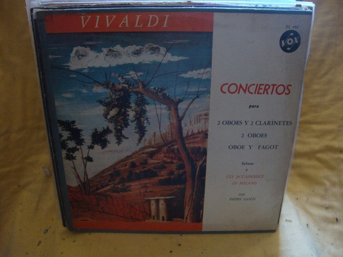 Vinilo Gli Accademici De Milano Oboe Y Fagot Vivaldi Cl2
