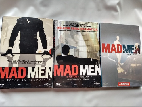 Dvd Mad Men Tempordas 1ª,3ª,5ª