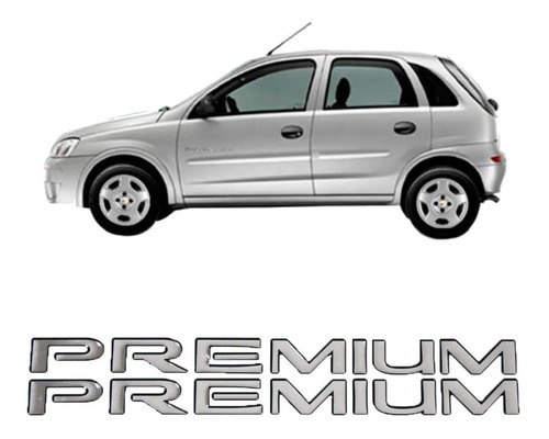 Adesivo Emblema Chevrolet Corsa Premium Resinado Crspr01