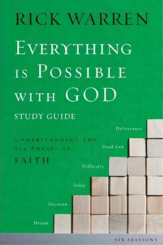 Everything Is Possible With God Study Guide, De Rick Warren. Editorial Zondervan, Tapa Blanda En Inglés