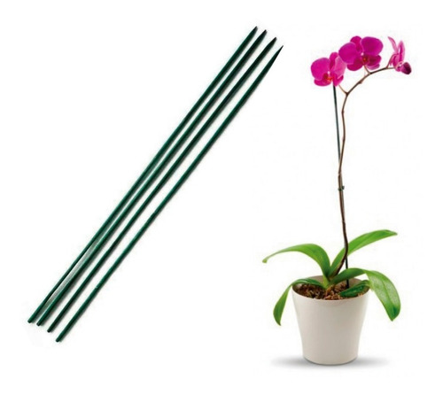 Tutores Orquídeas Bambu 40cm Pack X 10 Unid Delivery Gratis 