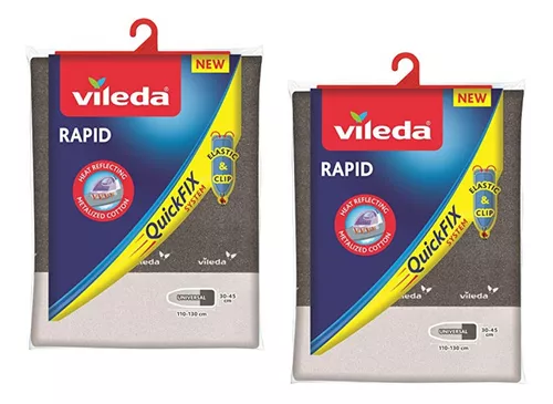 Funda para Tabla de Planchar Metalizada VILEDA Rapid