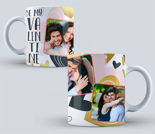 Imagen 5 de 10 de 15 Plantillas Para Sublimar Tazas - Dia Del Amor - Psd