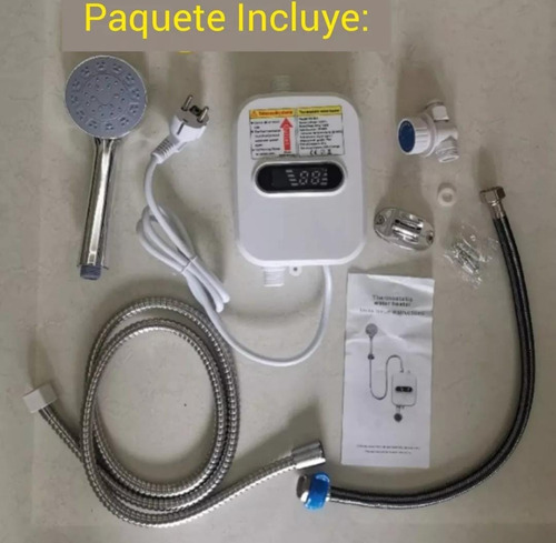 Mini Calentador Agua 220 Con Ducha Agua Caliente Instantánea