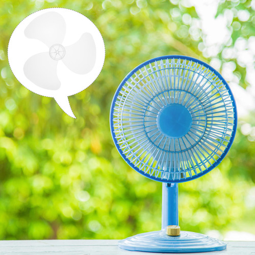 2 Piezas De Repuesto De Aspas De Ventilador De Plástico Para
