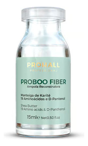 Ampola Proboo Fiber Prohall Reconstrução Cabelos Danificados