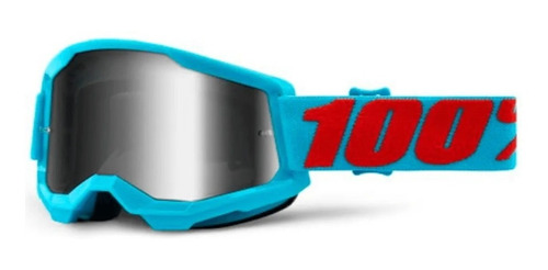 Óculos Motocross Dh Bmx 100% Strata 2 Lente Espelhada Cores