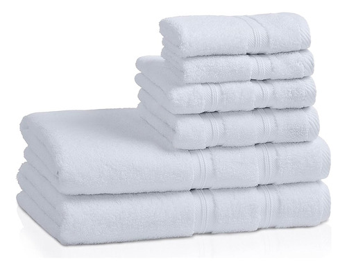 Superior Cotton Smart Dry Zero Twist 6-piece Towel Set, Incr
