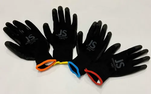 comprar Guante Poliéster Nitrilo Poliuretano, Obra Paqt De 100 Pares