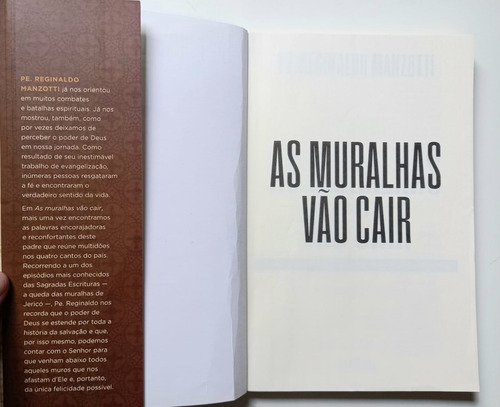 As Muralhas Vão Cair (pe. Reginaldo Manzotti) (Usado)