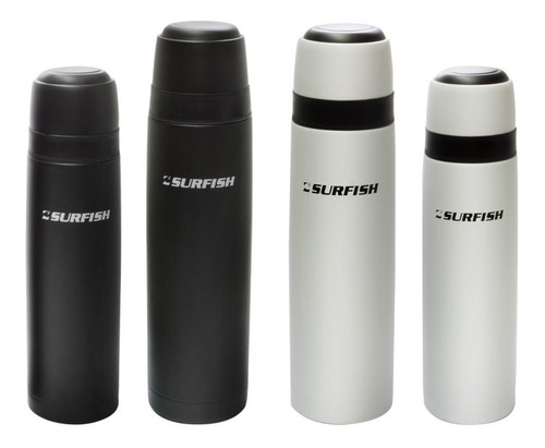 Imagen 3 de 6 de Termo Surfish Matero Acero Inoxidable 1 Lt Libre De Bpa 12hs
