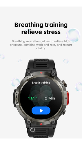 Reloj Inteligente A Prueba De Agua Con Linterna