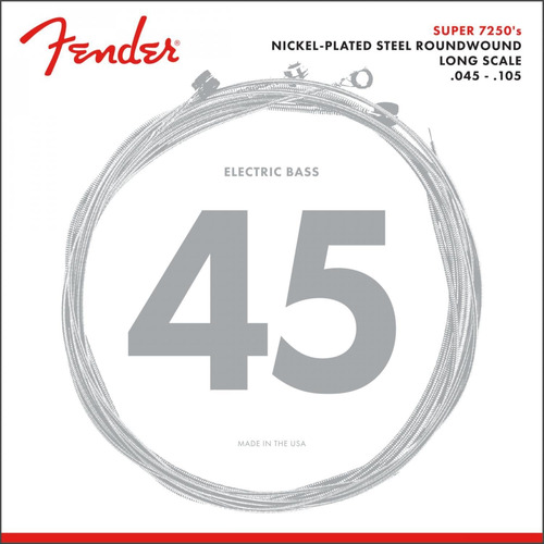 Juego De Cuerdas Fender Bajo Eléctrico De 4 Cuerdas .45-105