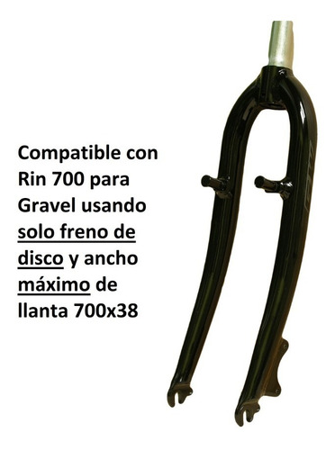 Tenedor Rin 26 Mtb Y Rin 700 Gravel Freno Disco O V-brake