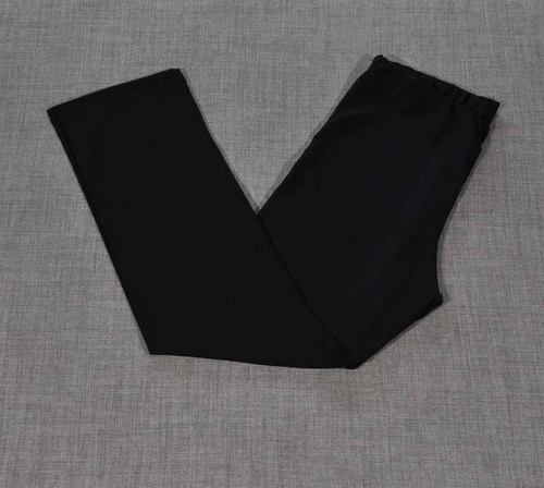 Pantalon Recto (pa-2000, Talle 2, Negro)