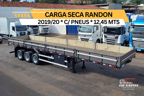 Carreta Semi-reboque Carga Seca Randon 2019/2020 C/ Pneus