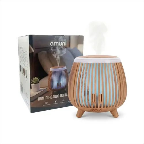 Humidificador Ultrasónico Difusor Lámpara Aroma Decorativo Natural
