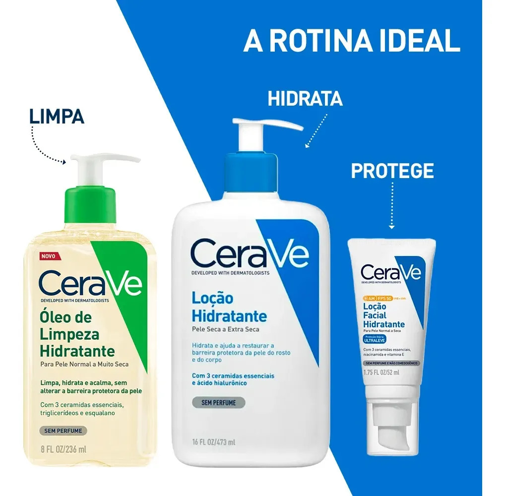 CeraVe Óleo de Limpeza Facial Hidratante para Pele Seca e Atópica 236ml — miniatura 9