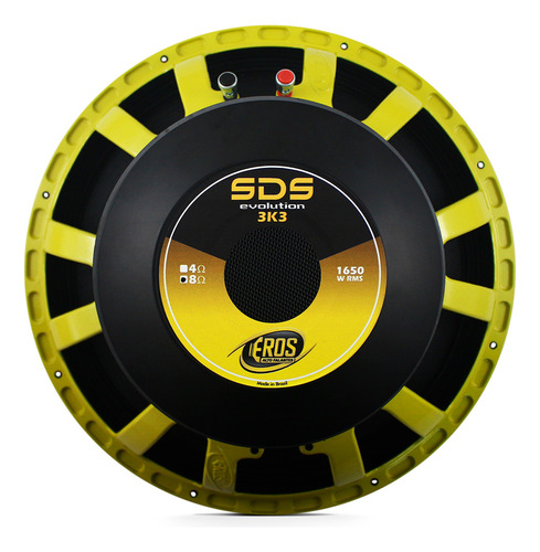 Kit 2 Pç Woofer 15pol Eros E15 Sds 3.3k Evo 3300w Rms 8 Ohms