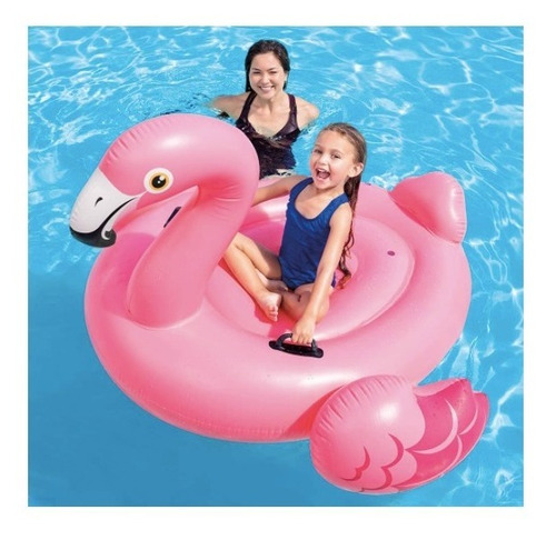 Imagen 2 de 5 de Flamingo Rosa Inflable Para Alberca 142x137x97cm Intex