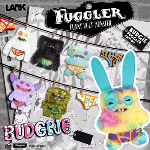 Fugglers Laboratorio Misfits Funny Ugly Monster Lila