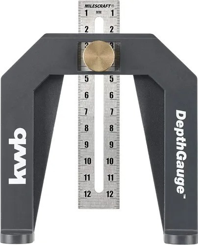 Calibre Ajuste Medidor Profundidad 0-100 Mm Kwb Hoja Sierra