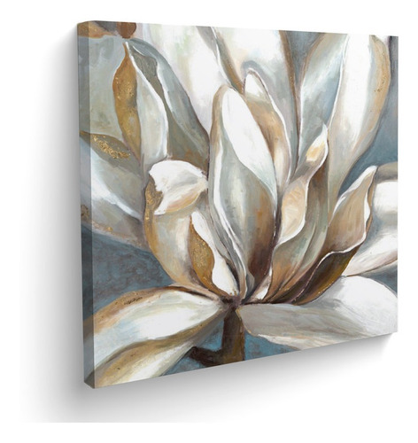 Cuadro Decorativo Flor Elegante Canvas Moderno 100 X 100 Cms