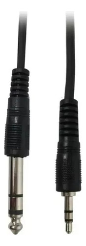 3- Cable Armado Plug 6,5 Stereo  A  3,5 Stereo   2 Metros 