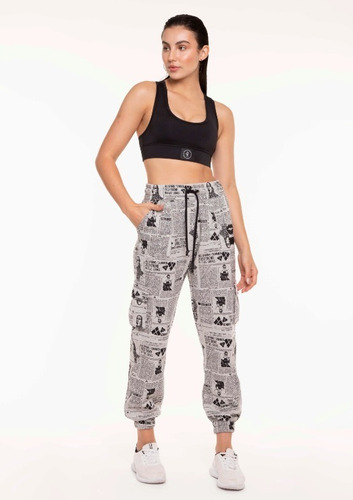 Pantalon Jogger Mujer Ngx Modelo Like Heaven, Melange 