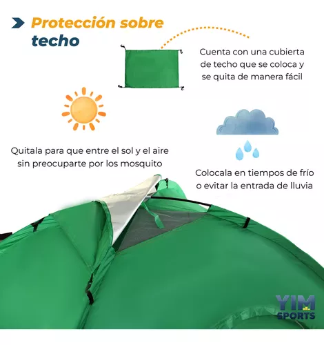 Casa Tienda De Campaña Impermeable 4 Personas Iglu Campismo