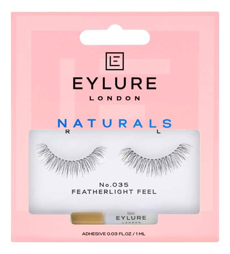 Eylure Naturals Pestañas Postizas · Reusables Ligeras No.035