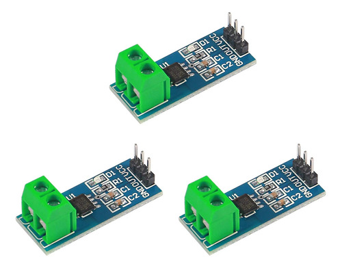 3 Sensores De Corriente De Rango De 30 A Acs712 Mdulo Ca/cc
