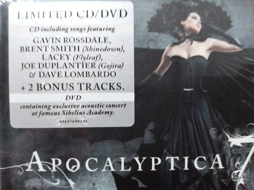 Dvd + Cd Apocalyptica-7th Symphony.nightwish.tarja.therion