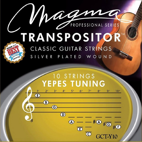 Encordado Guitarra Clasica Transpositor Magma Yepes Gct-y10